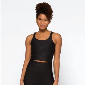 BEYOND YOGA Keep it Simple Alloy Speckled Tank